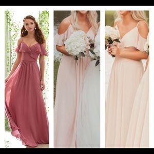 Mori Lee Blush Bridesmaids/ Prom/ Formal Dress